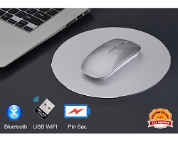 Chuột Bluetooth xịn (Kết nối USB không dây và Bluetooth đều được) 2 trong 1 - ADGX2 - Tiện lợi